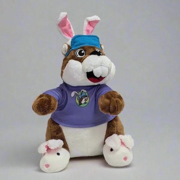 🐰Buc-ee’s|  2025 Easter Plush “Forget the Eggs I'm Hunting Beaver Nuggets" - Picture 1 of 9